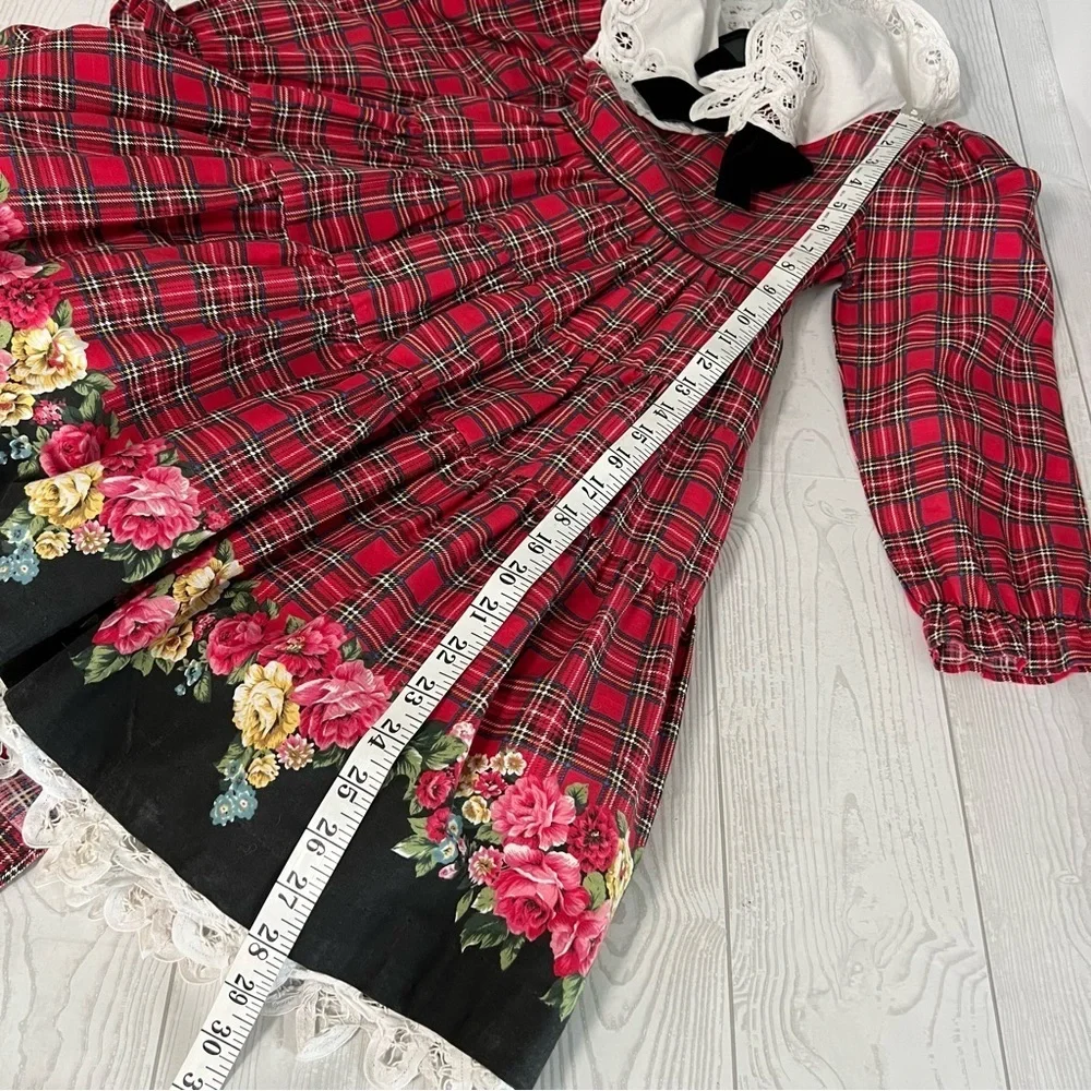 Daisy Kingdom Vintage Red Plaid Dress